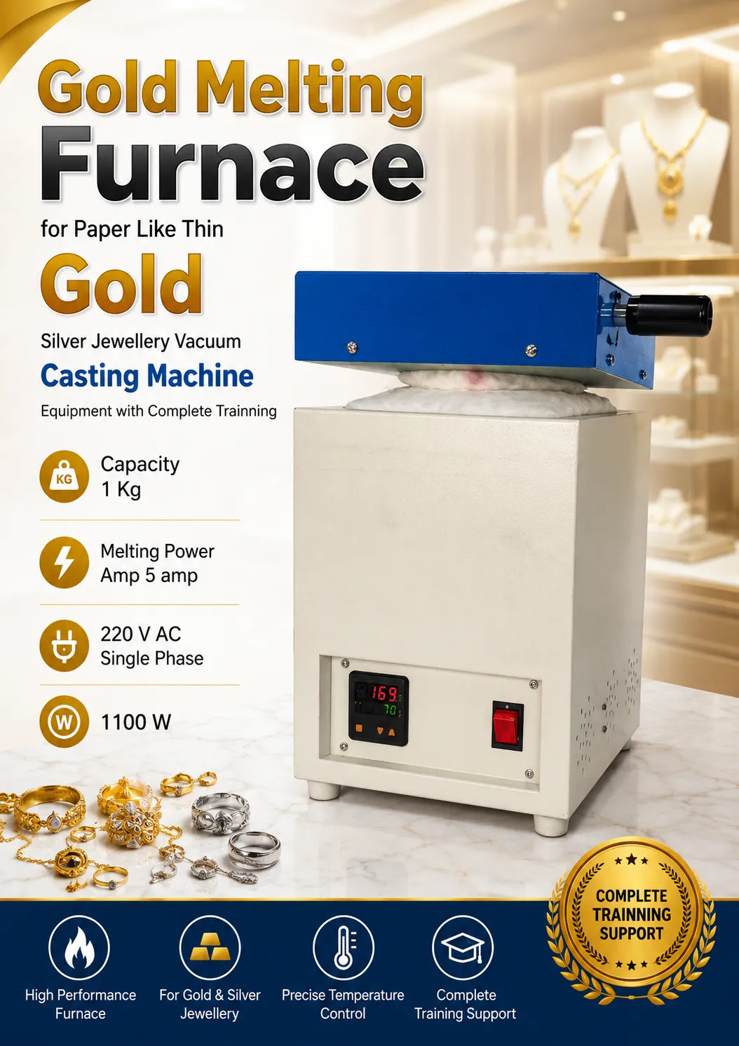 Gold & Silver Melting Furnace