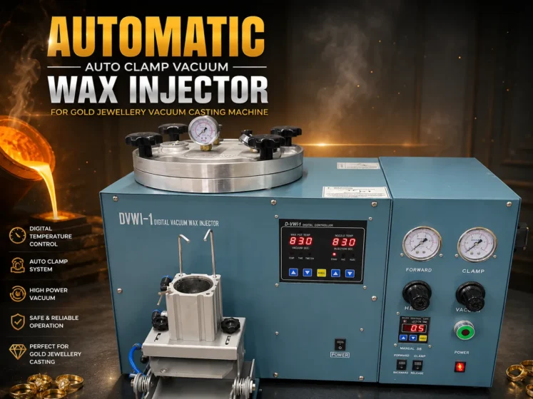 Automatic Vacuum Wax Injector for Gold & Silver Jewellery Manufacturing