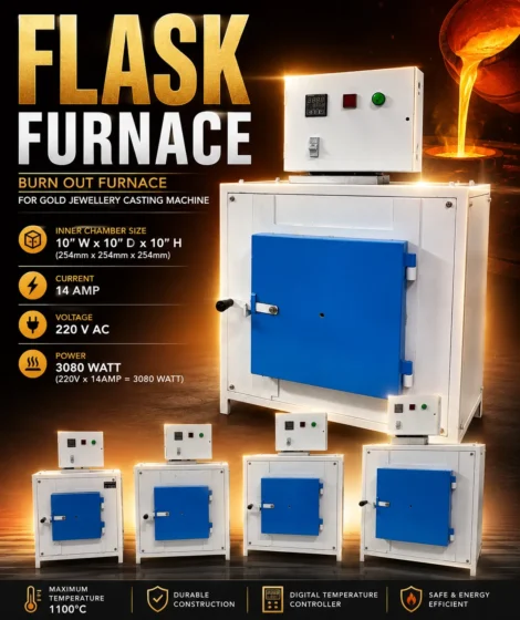 Digital Burnout Furnace for Gold & Silver Jewellery Casting
